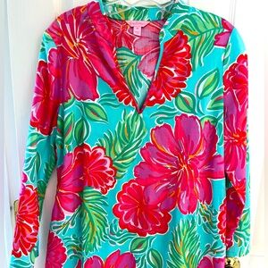 Lily Pulitzer size M classic floral print tunic
